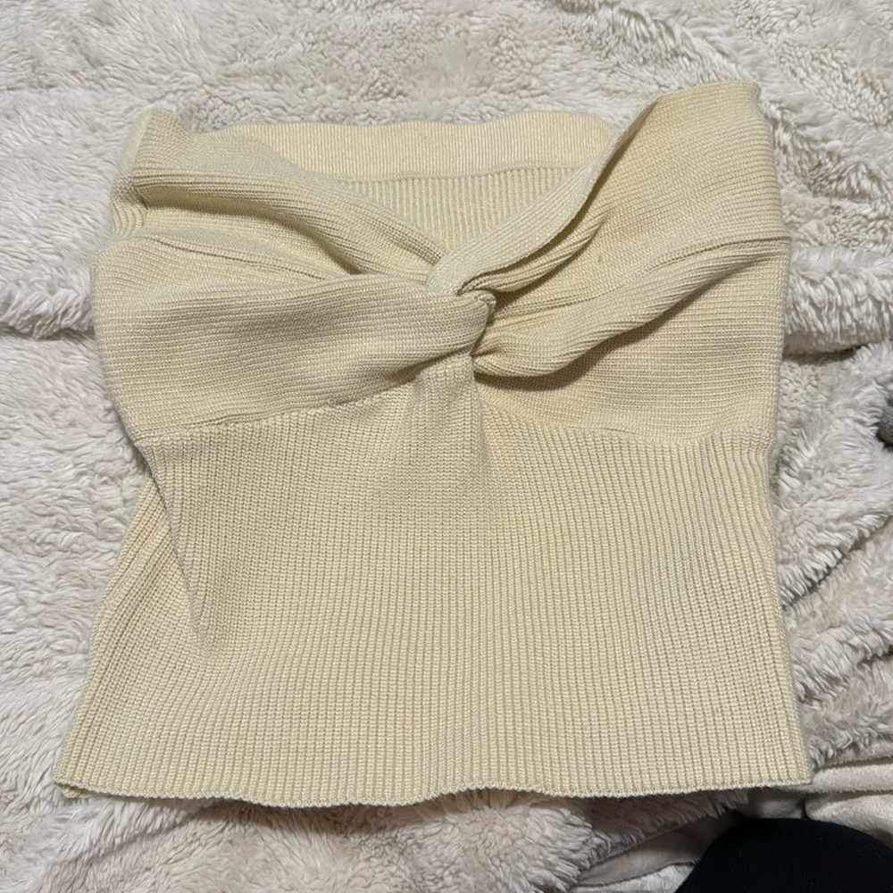 Amazon Strapless Sweater top